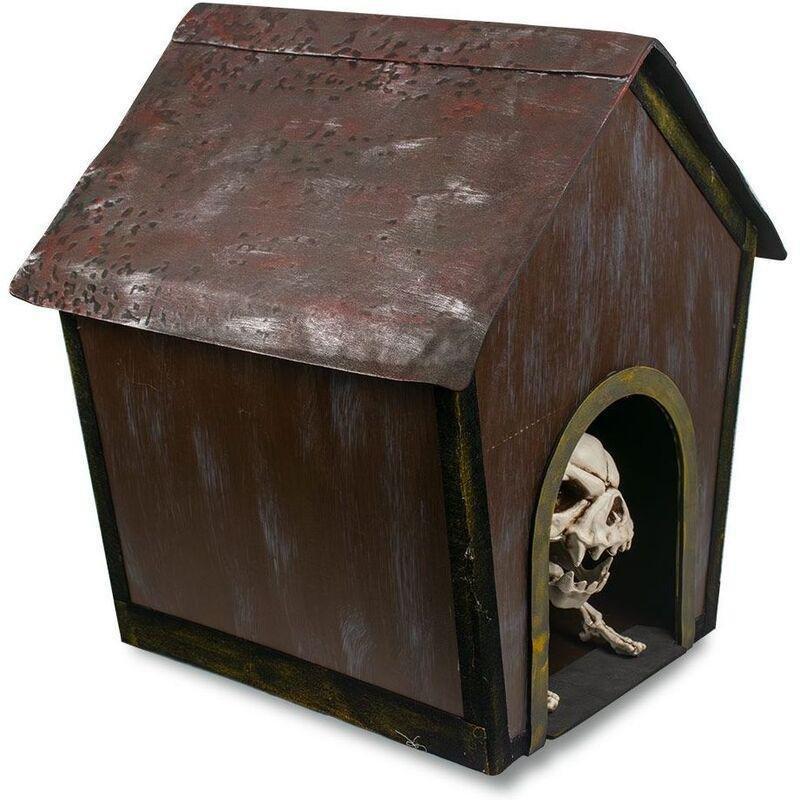 Mad Toys Barking Skeleton Dog Inside Doghouse with Light-Up Eyes And Sound, , large image number 2
