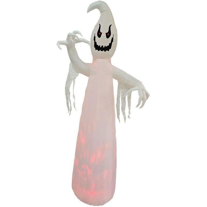 Mad Toys Inflatable Spooky Ghost Reaper with LED Lights, , medium