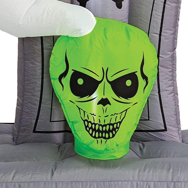 Mad Toys Inflatable Creepy Tombstone with LED Lights, , large image number 2