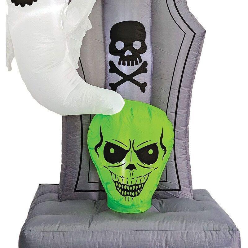 Mad Toys Inflatable Creepy Tombstone with LED Lights, , large image number 3