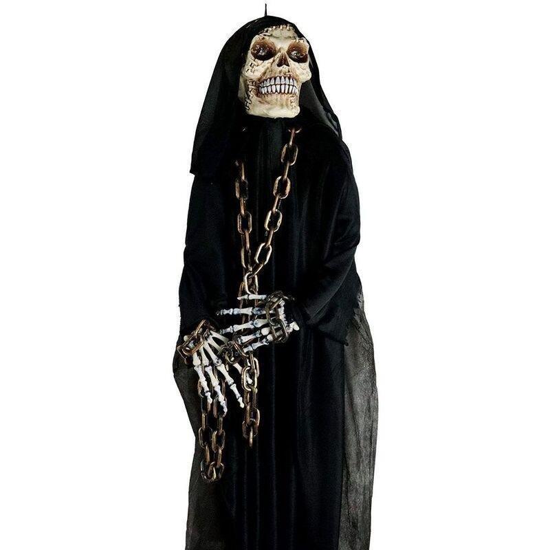 Mad Toys Hanging Chained Reaper with Ligh-Up Eyes And Sound, , large image number 4