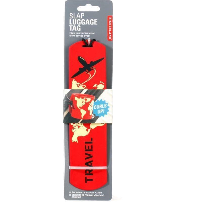 Kikkerland Slap Luggage Tag - Red, , large image number 0