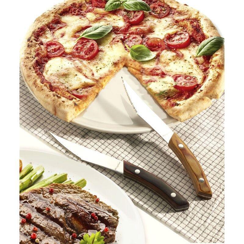 Legnoart Napoli Pizza Knives Stainless Steel Dark Handle (Set Of 4), , large image number 1
