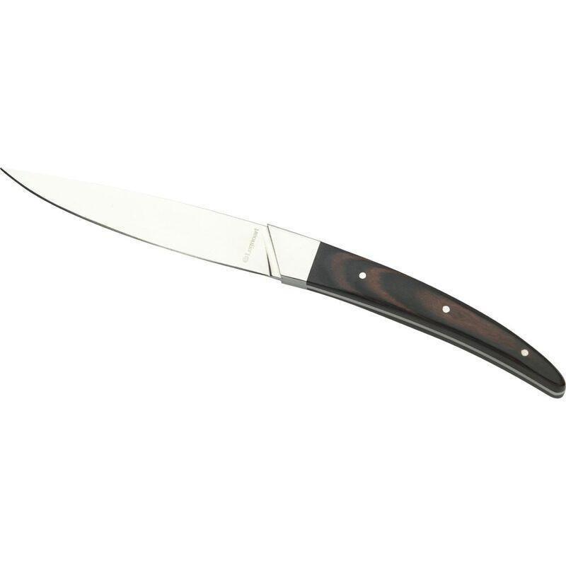 Legnoart Portehouse Steak Knife Stainless Steel Dark Handle (Set Of 4), , medium