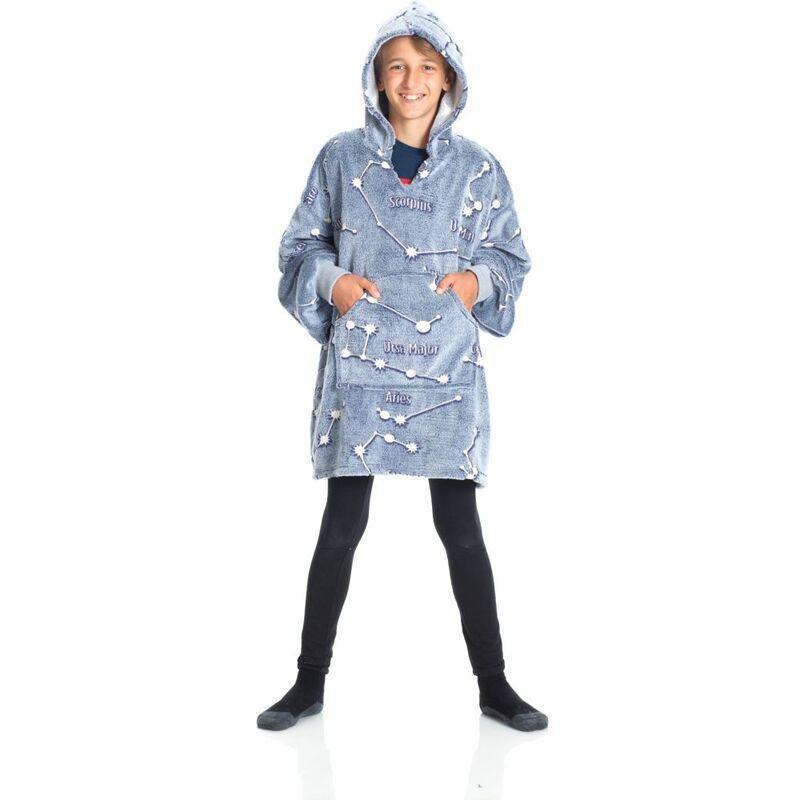 Kanguru Hoodie Wearable Blanket Kids Kangurone Glow Constellations, , large image number 1