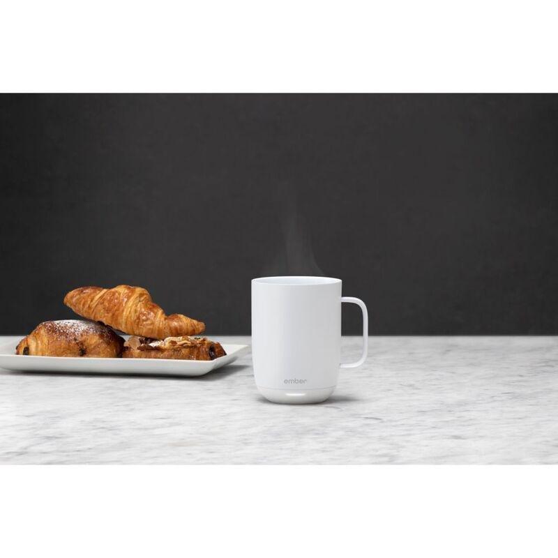 Ember Temperature Control Mug 2 UK Plug 14oz / 414 ml White, , large image number 3