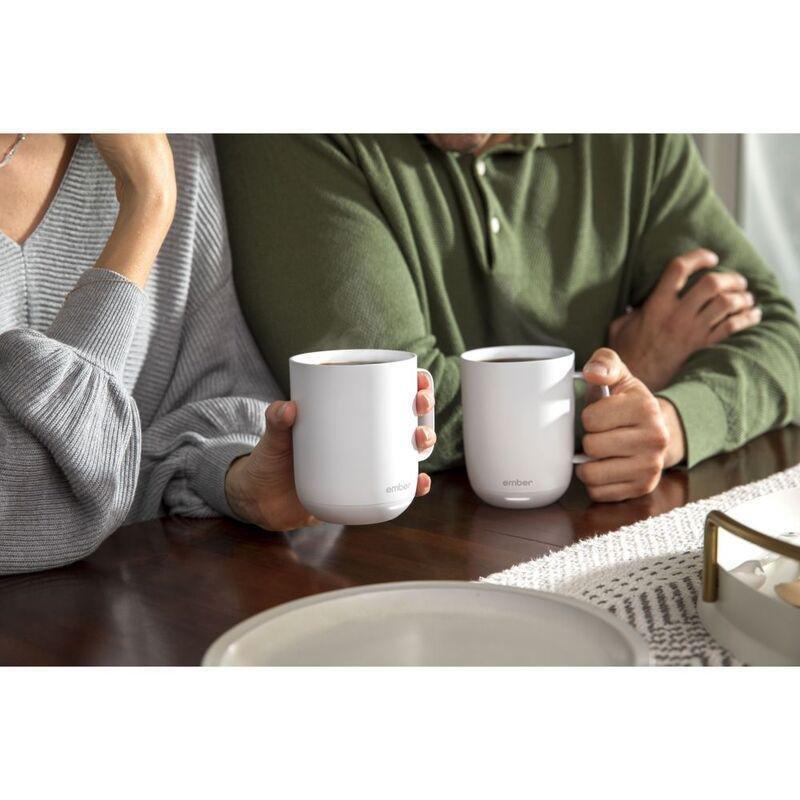 Ember Temperature Control Mug 2 UK Plug 14oz / 414 ml White, , large image number 5