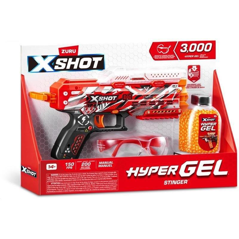 X-Shot Hyper Gel Stinger Blaster with 3000 Gellets, , medium