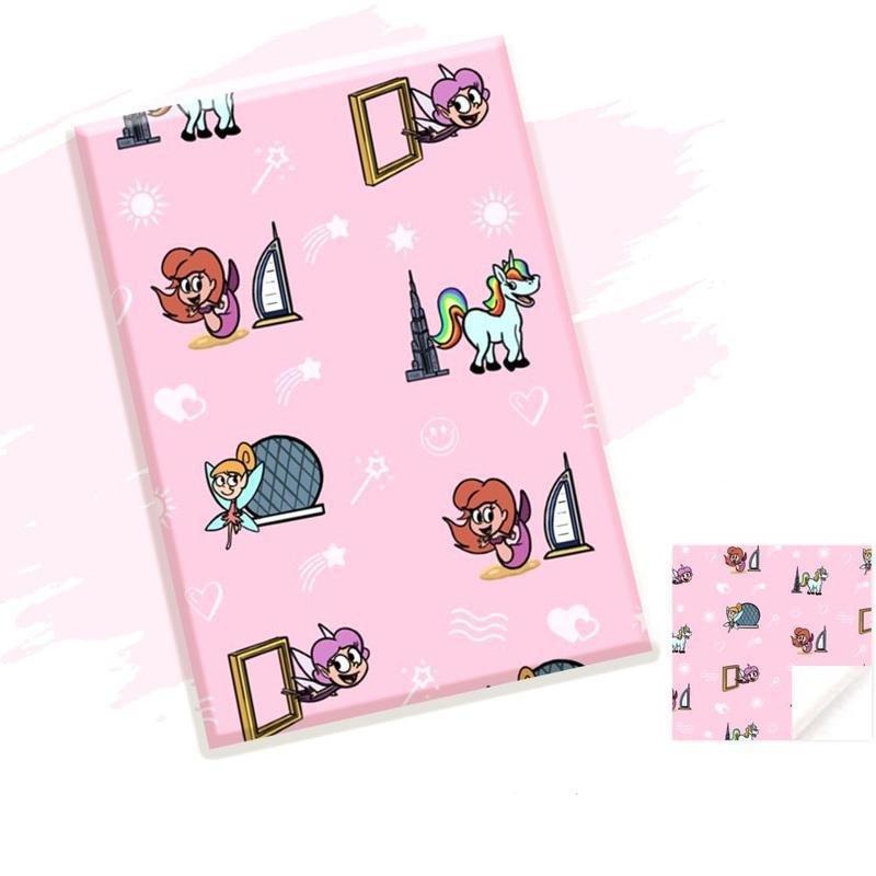 Share The Love UAE Kids Gift Wrapping Paper - Pink (Roll), , medium