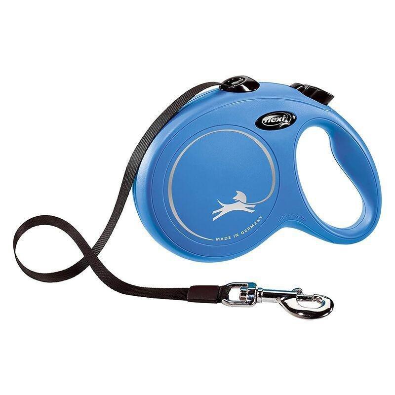 Flexi New Classic L Tape Cat/Dog Leash 5M - Blue, , medium