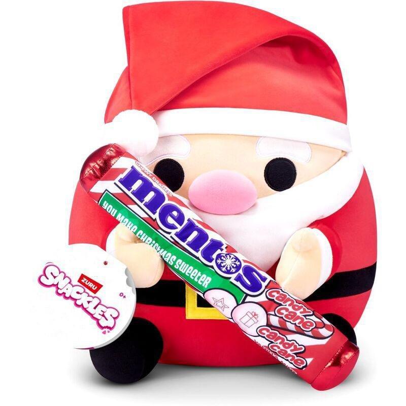 Zuru Snack Series 1 Chritmas Santa Claus & Mentos Medium 14-Inch Plush Toy, , large image number 0