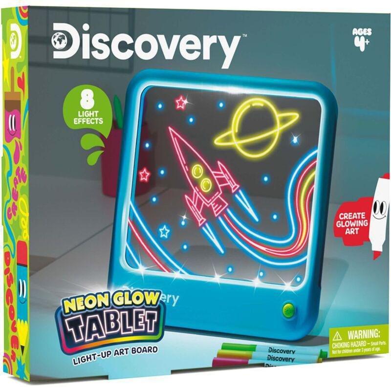 Discovery Neon Glow Tablet Light-Up Art Board, , large image number 0