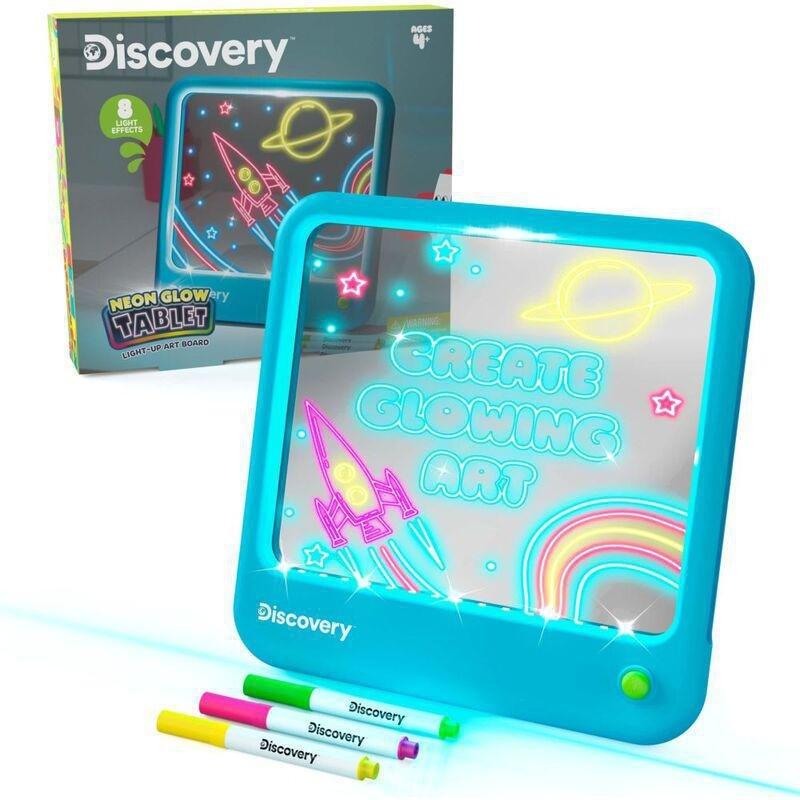 Discovery Neon Glow Tablet Light-Up Art Board, , large image number 1