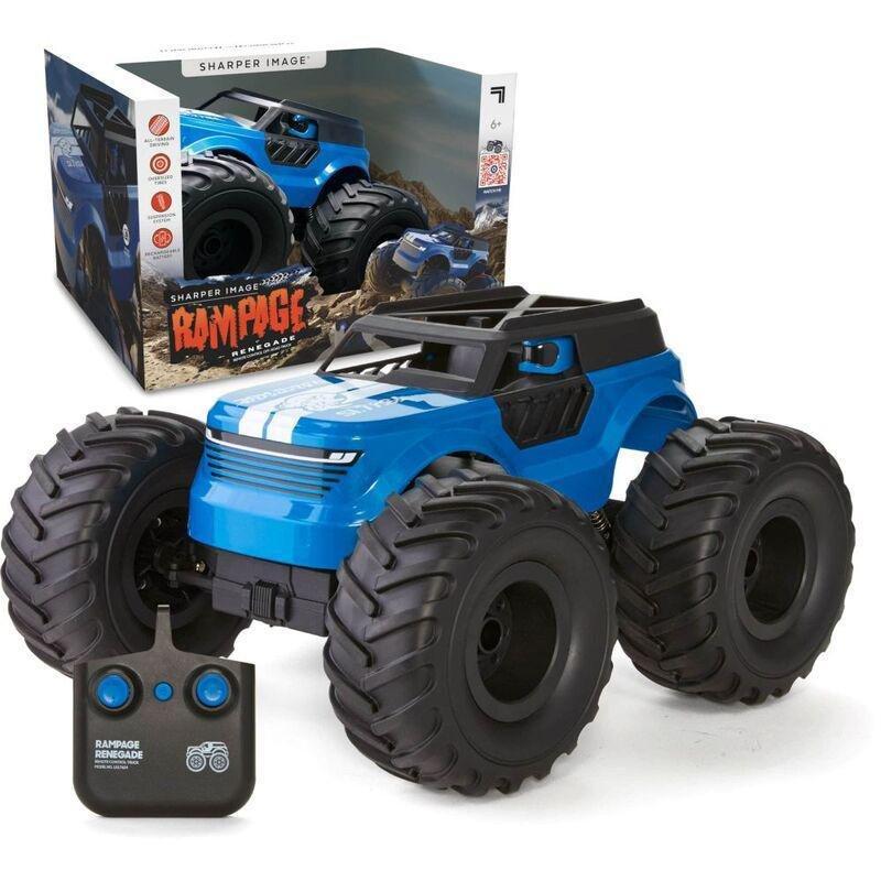 Sharper Image Rampage Renegade Off-Road Truck Remote Control Car - Blue, , medium