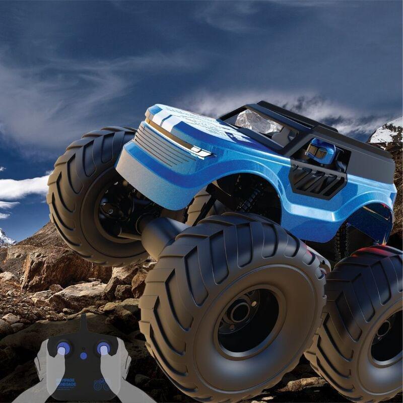 Sharper Image Rampage Renegade Off-Road Truck Remote Control Car - Blue, , large image number 3