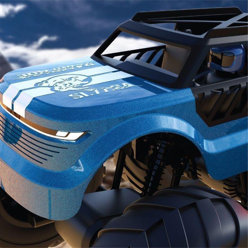 Sharper Image Rampage Renegade Off-Road Truck Remote Control Car - Blue, , large image number 4