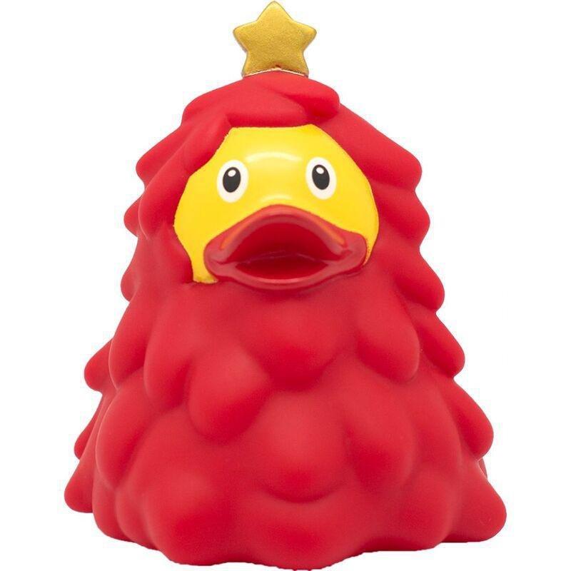 Lilalu Christmas Tree Rubber Duck (Red), , large image number 0