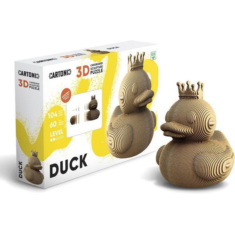 Cartonic 3D Rubber Duck Puzzle (104 Pieces), , large image number 1