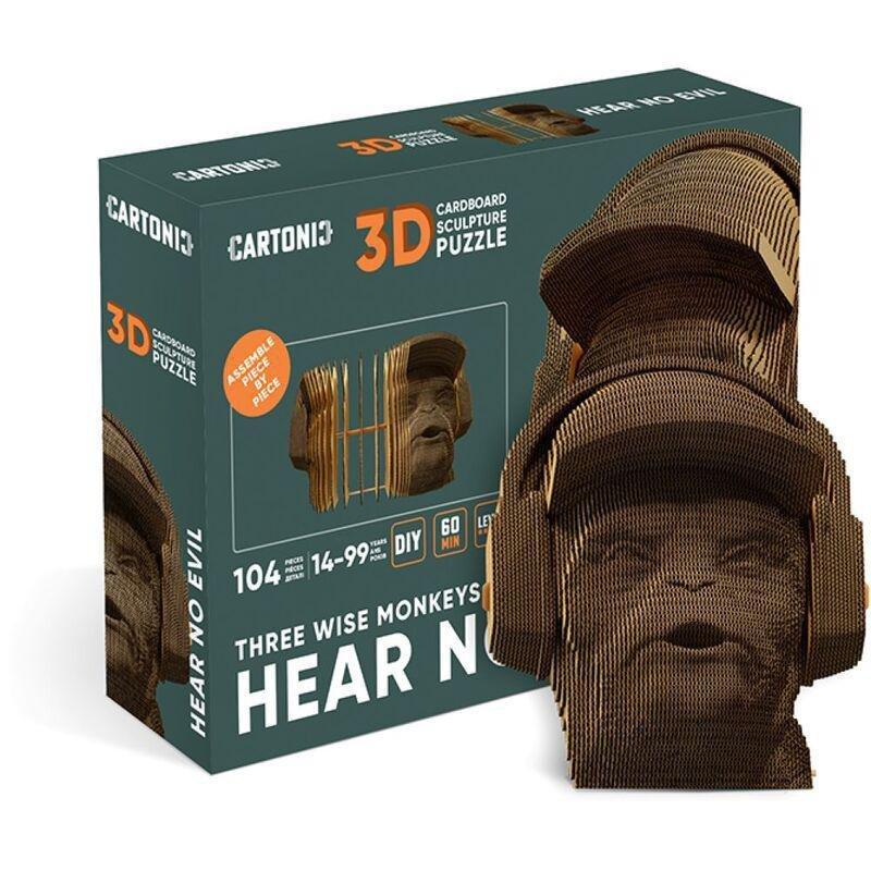 Cartonic 3D See No Evil Puzzle (95 Pieces), , large image number 1