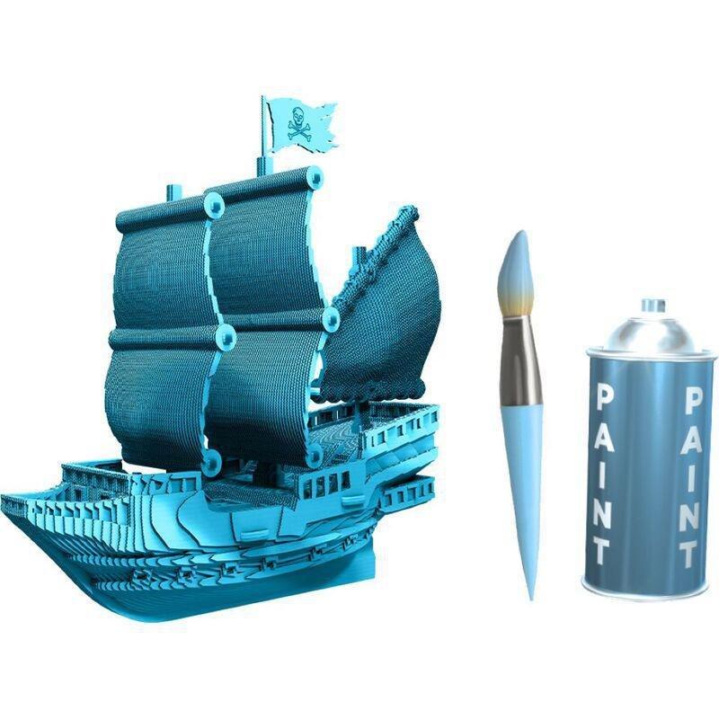 Cartonic 3D Pirate Ship Puzzle (232 Pieces), , large image number 4
