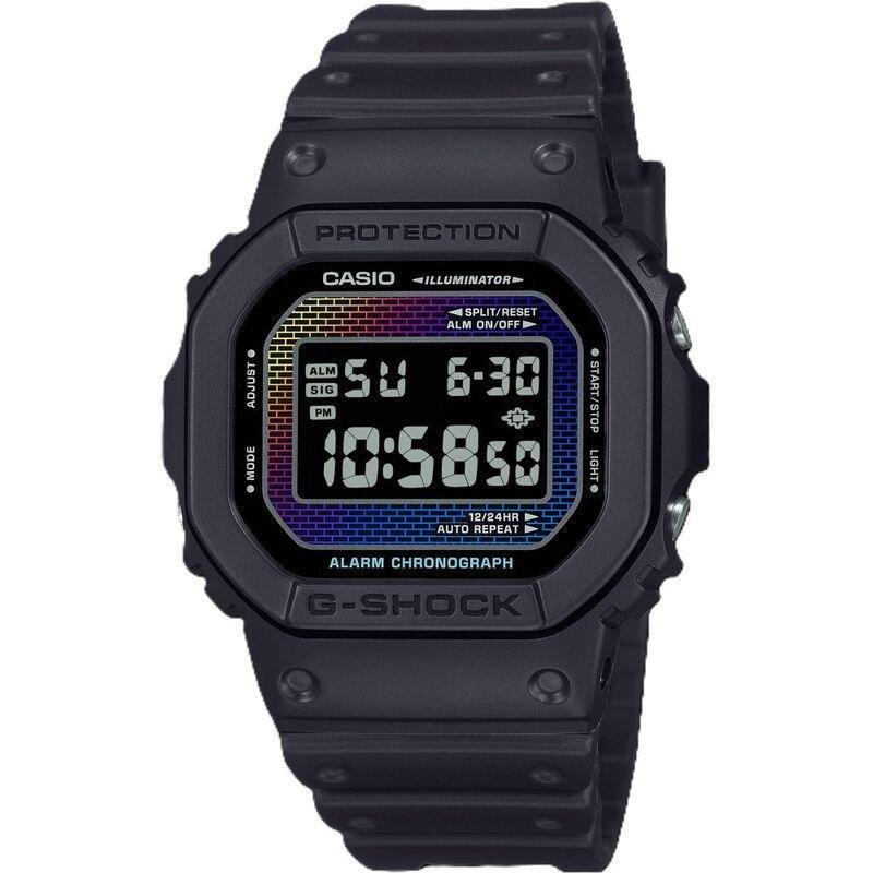Casio DW-5600RW-1DR G-Shock Men's Digital Resin Watch - Black, , medium