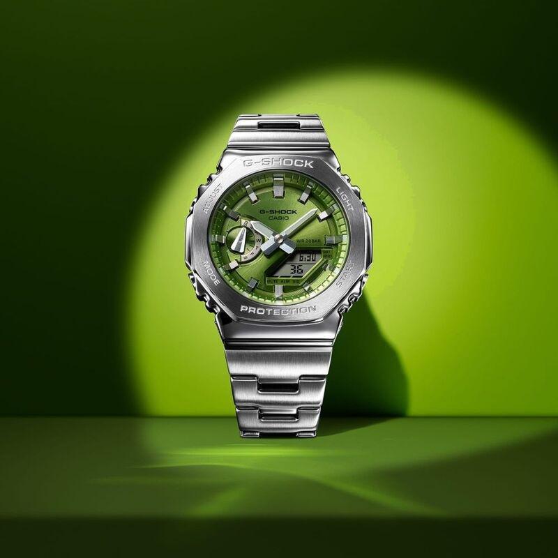 Casio GM-2110D-3ADR G-Shock Men's Analog/Digital Stainless Steel Watch - Silver, , large image number 2