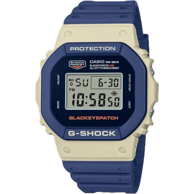 Casio DW-5610BEP-2DR G-Shock Men's Digital Resin Watch - Blue / Blue, , large image number 0