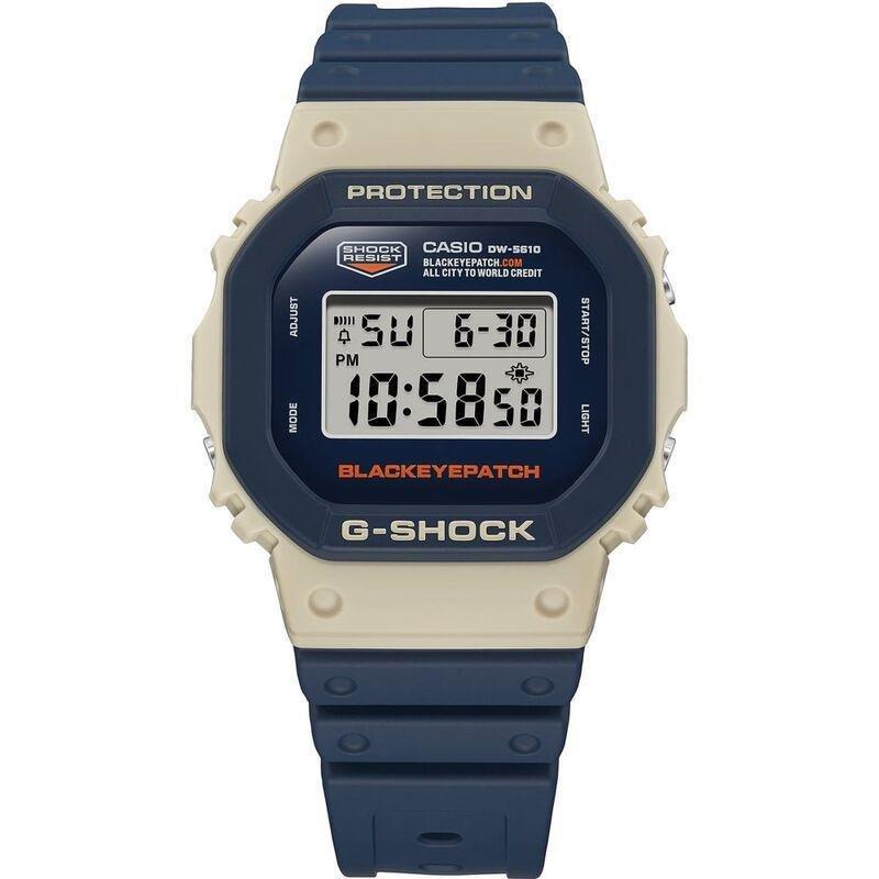 Casio DW-5610BEP-2DR G-Shock Men's Digital Resin Watch - Blue / Blue, , large image number 1