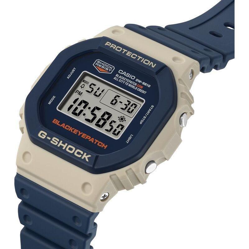 Casio DW-5610BEP-2DR G-Shock Men's Digital Resin Watch - Blue / Blue, , large image number 4
