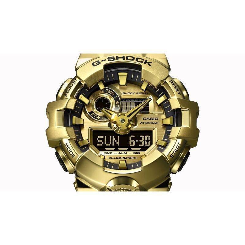 Casio GM-700G-9ADR G-Shock Men's Analog/Digital Resin Watch - Black / Gold, , large image number 2