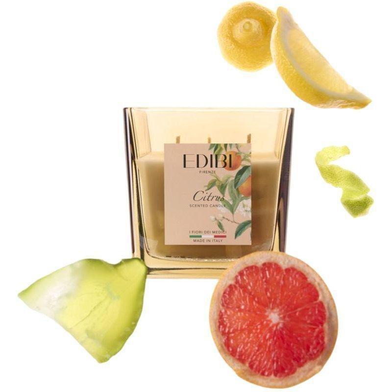 Edibi Firenze Citrus Square Candle 500g, , medium