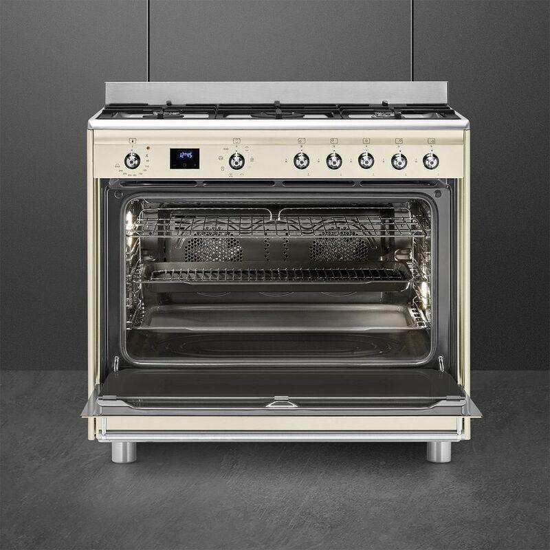 SMEG SSA91MAP2 Concert Cooker 90 cm - Cream, , medium
