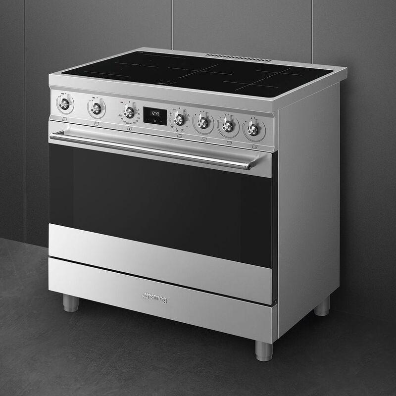 SMEG C9IMX2 Cooker with Induction Hob 90 cm - Stainless Steel, , large image number 1