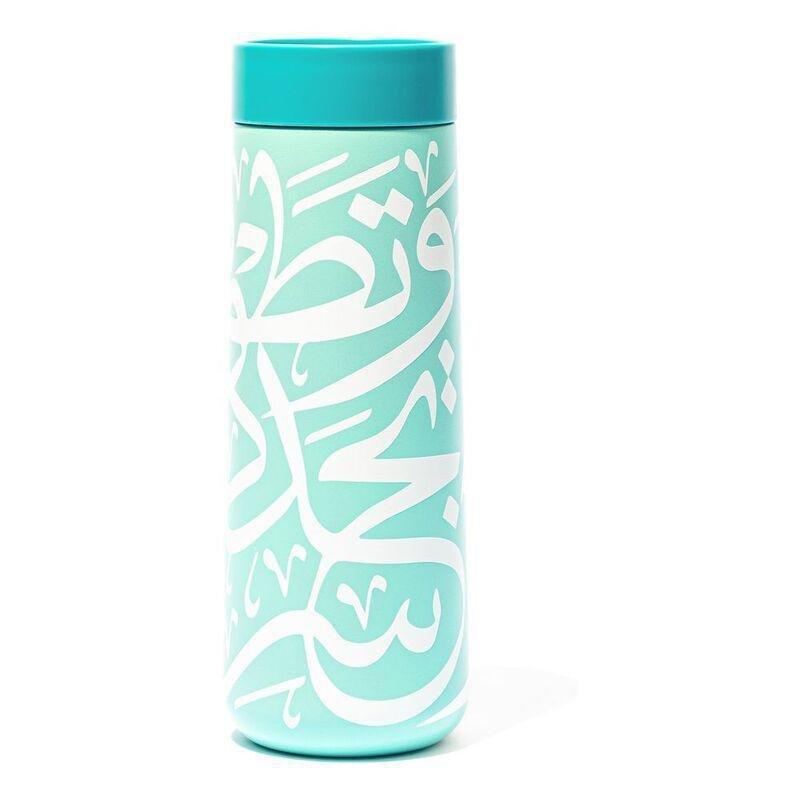 Museum of the Future x Lund Water Bottle 350 ml - Teal, , large image number 0