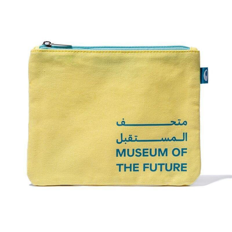 Museum of the Future Pouch / Pencil Case - Yellow/Green, , medium