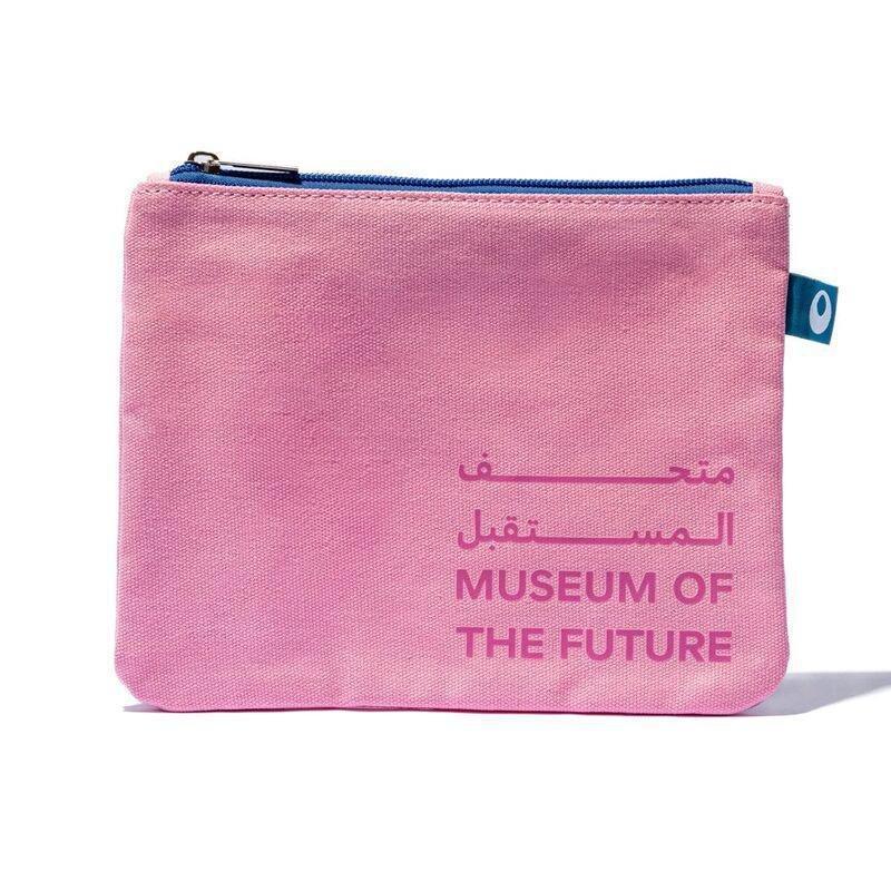 Museum of the Future Pouch / Pencil Case - Pink/Dark Blue, , medium