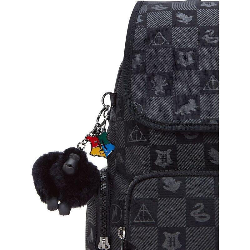 Kipling X Harry Potter City Zip Small Magical Black Small Backpack, , large image number 4