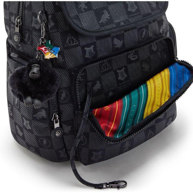 Kipling X Harry Potter City Zip Small Magical Black Small Backpack, , large image number 6