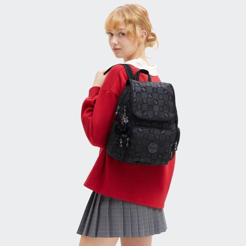Kipling X Harry Potter City Zip Small Magical Black Small Backpack, , large image number 7