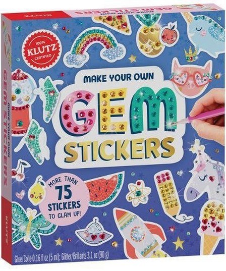 SCHOLASTIC USA - Make Your Own Gem Stickers | Klutz