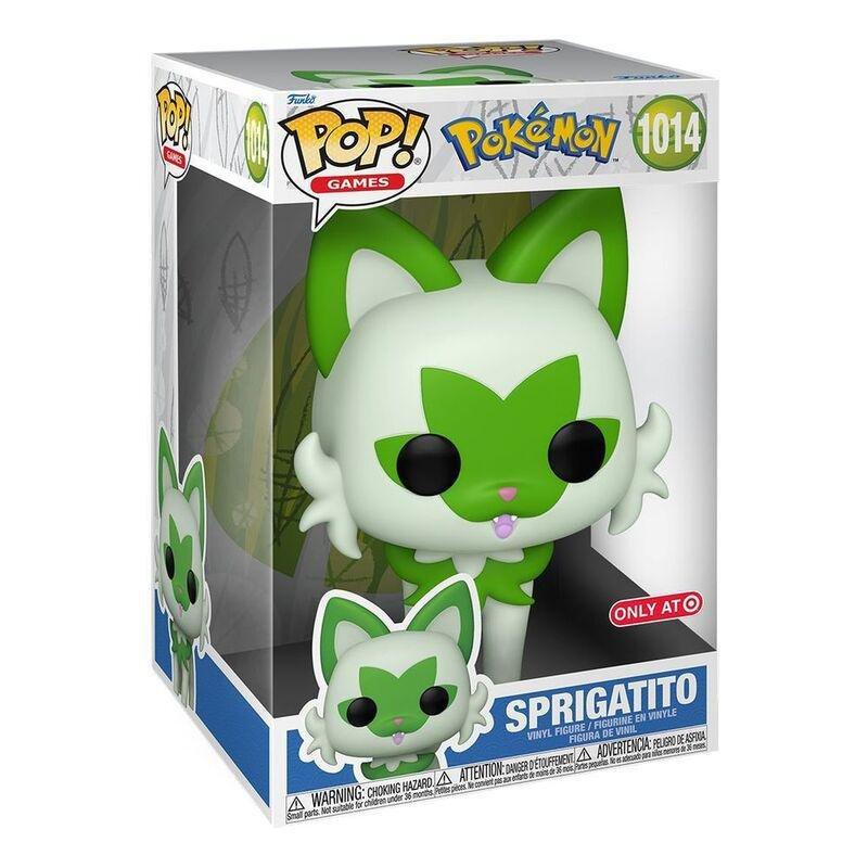 Funko Pop! Jumbo Anime Pokemon Sprigatito Vinyl Figure, , large image number 1