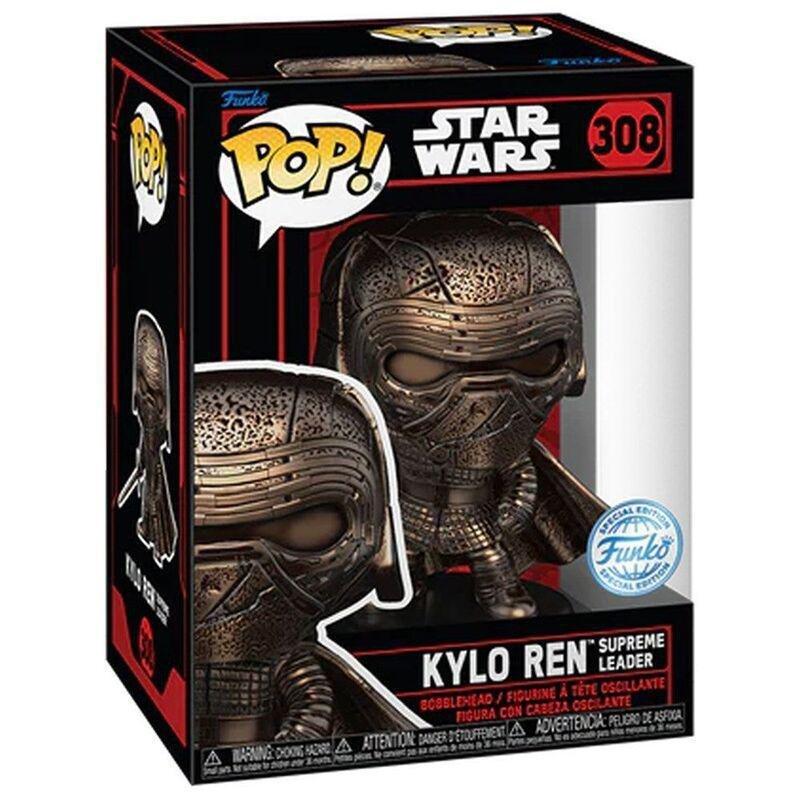 Funko Pop! Star Wars Darkside Kylo Supreme Leader (Metallic) (Bronze) Vinyl Figure, , large image number 1