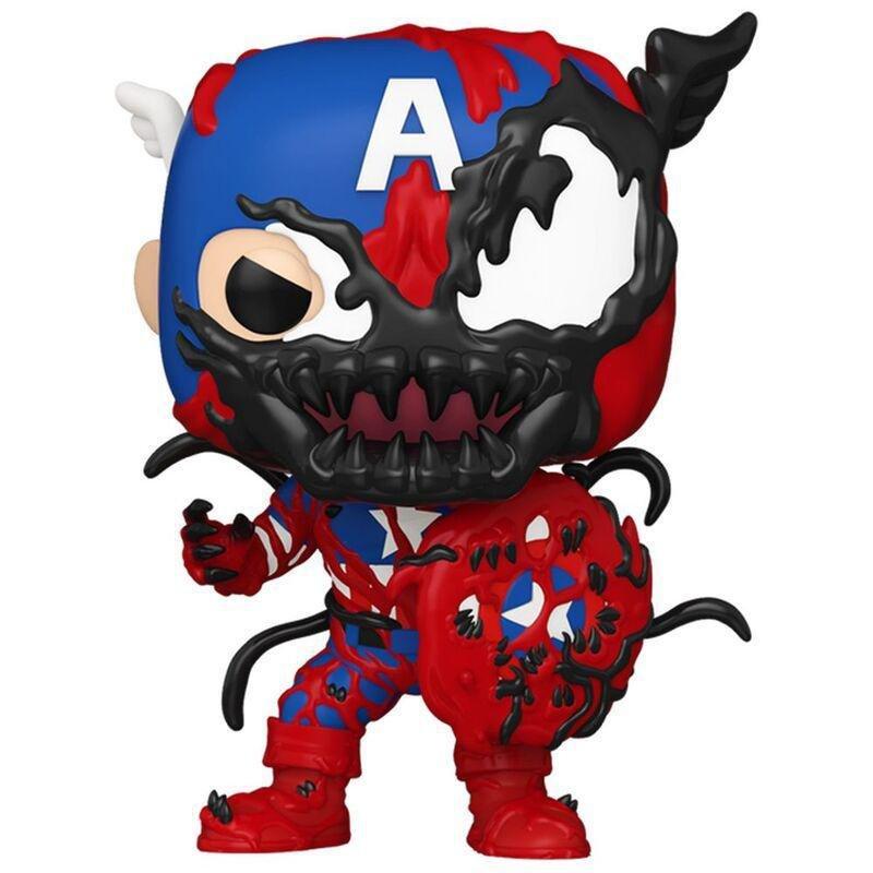 Funko Pop! Marvel Carnageized Captain America Vinyl Figure, , large image number 0