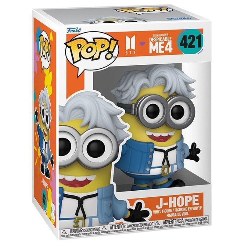 Funko Pop! Rocks BTS x Despicable Me 4 J-Hope (Minion) Vinyl Figure, , large image number 1