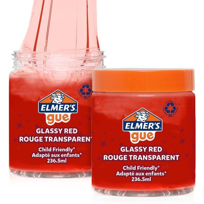 Elmer's Gue Glassy Red Transparent Slime, , large image number 0