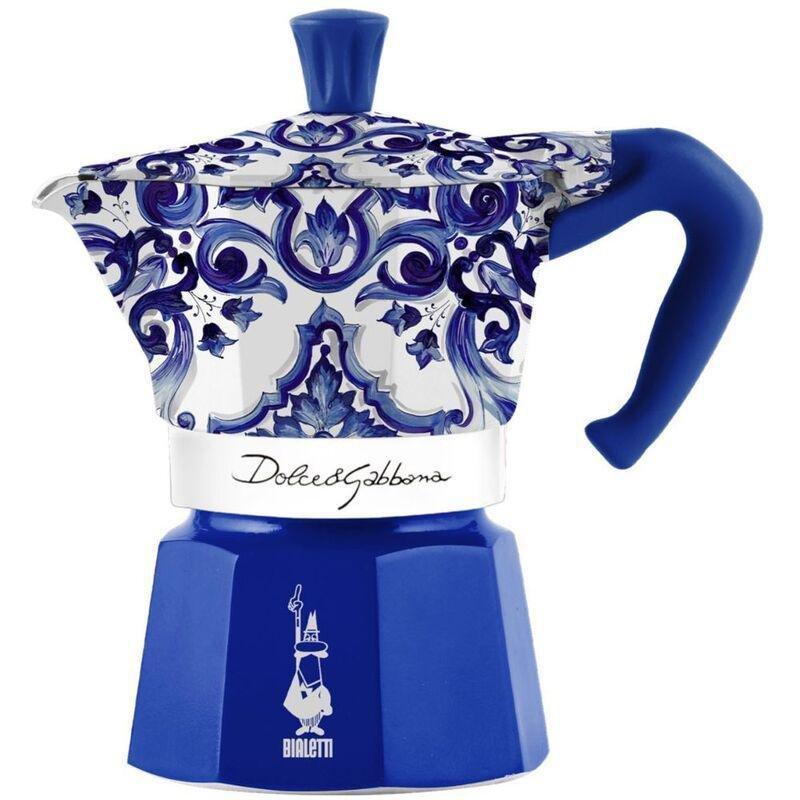 Bialetti D&G Moka Espresso Maker - Blue (Makes 3 Cups), , medium