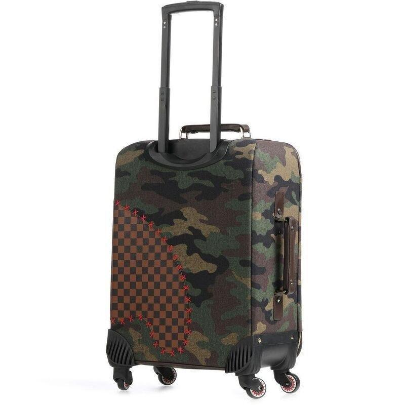 Sprayground Camo Shark Shape Check Soft Luggage, , large image number 1