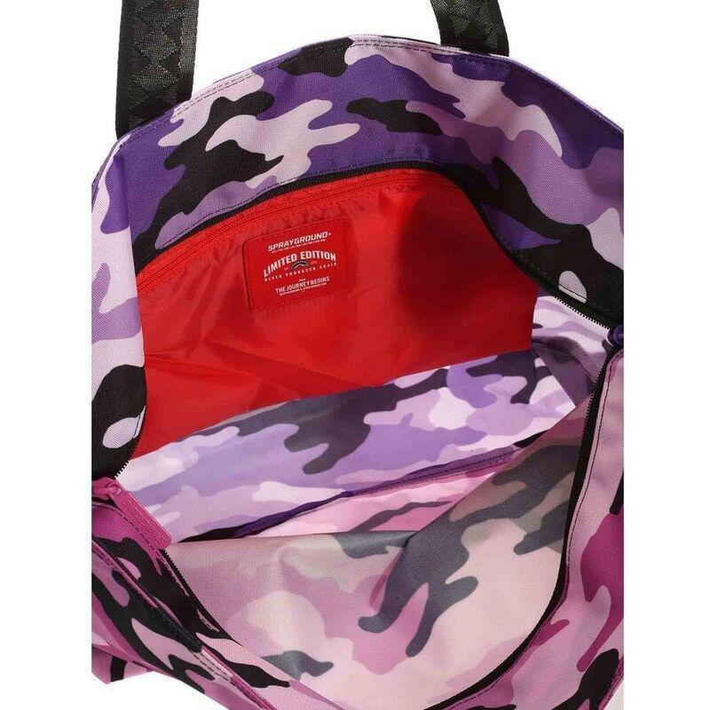 Sprayground Split Camo Beach Tote, , large image number 1