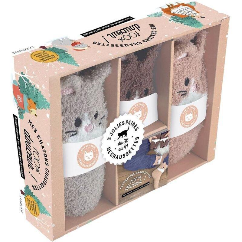 Coffret Mes Chatons- Chaussettes | Larousse, , large image number 0