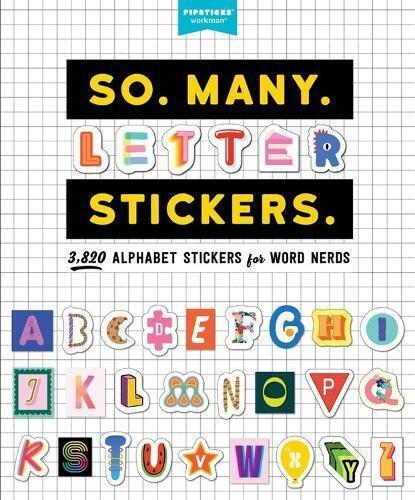 So Many Letter Stickers - 3820 Alphabet Stickers For Word Nerds | Pipsticks / Workman, , medium